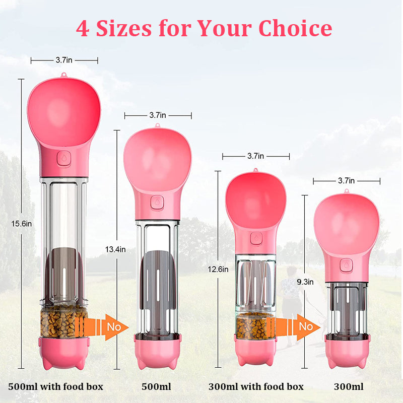 Pet Multi-Functional Water Bottle