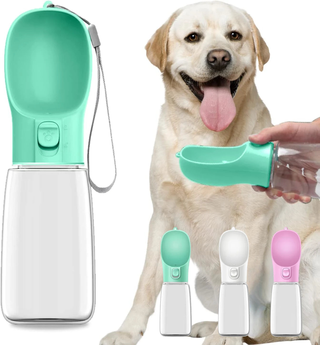 Portable Dog Water Bottle Dog Bowls for Small Large Dogs Cat Outdoor Leakproof Walking Drinking Bowls Puppy and Pets Supplies