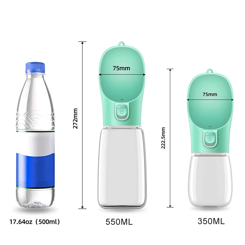 Portable Dog Water Bottle for Small Large Dogs Bowl Outdoor Walking Puppy Pet Travel Water Bottle Cat Drinking Bowl Dog Supplies