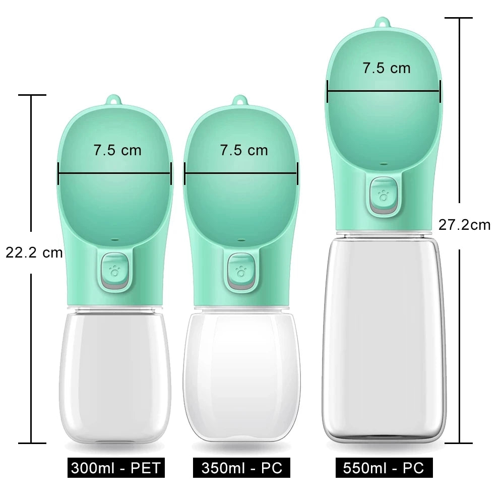 Portable Dog Water Bottle for Small Large Dogs Bowl Outdoor Walking Puppy Pet Travel Water Bottle Cat Drinking Bowl Dog Supplies